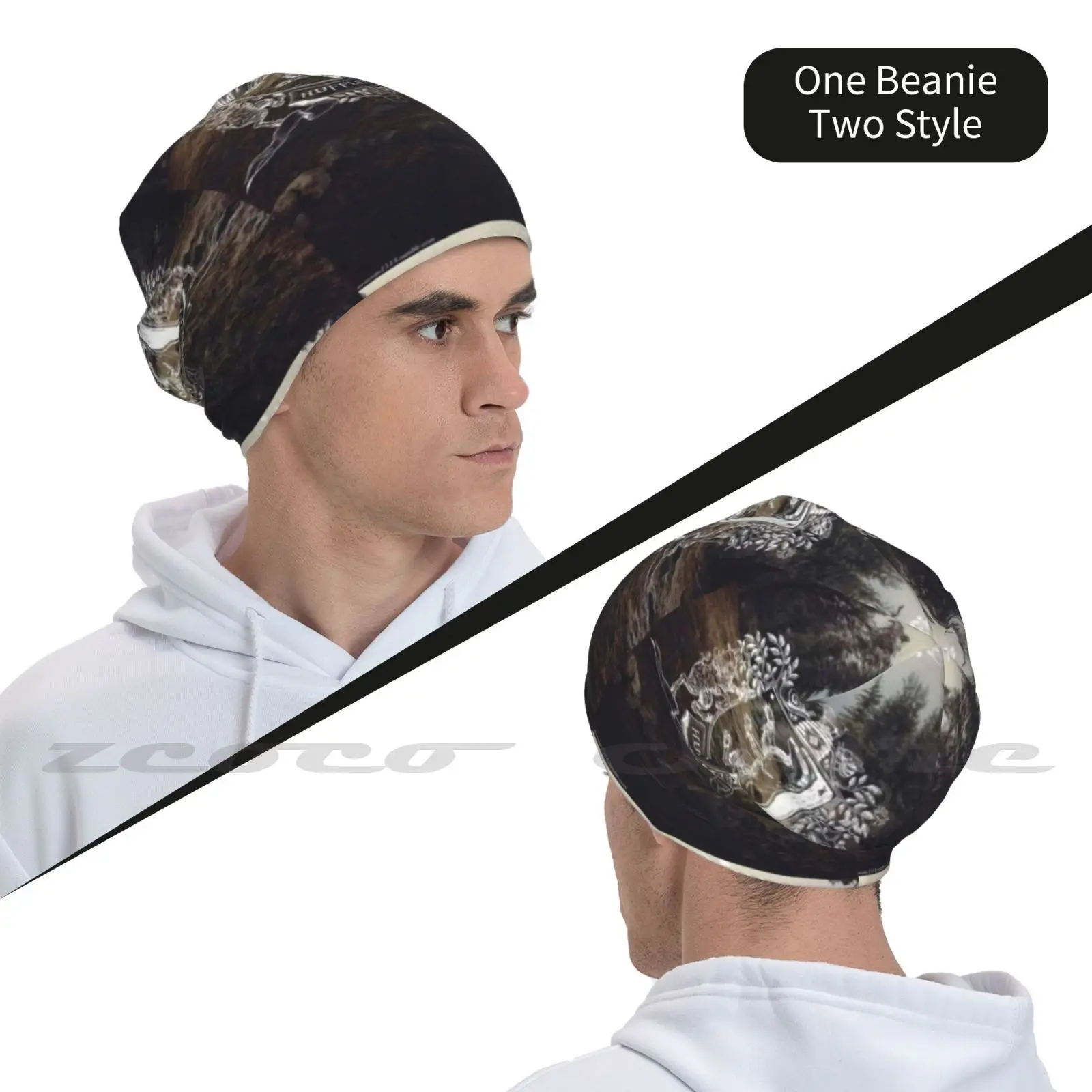 Вязаная шапка пуффендуй с узором для влюбленных взрослых и детей дышащий узор