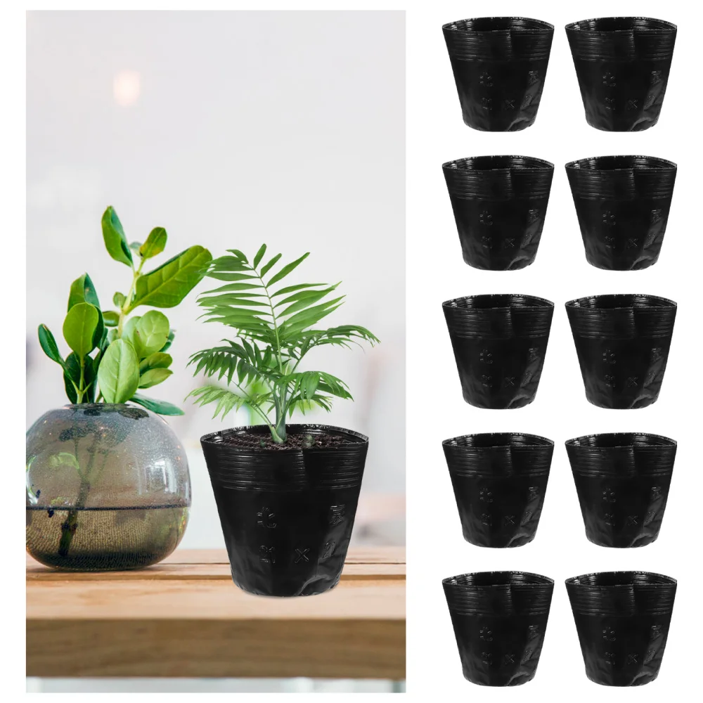 

100pcs Simple Planting Bags Sturdy Nutrient Bags Practical Planting Cups