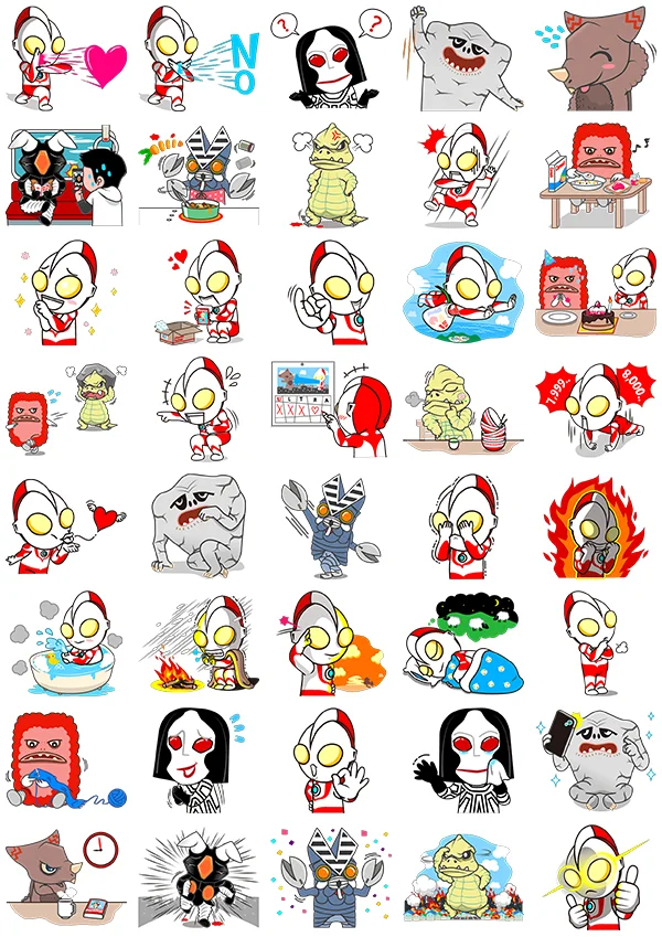 

TAKARA TOMY Pocket Sticker Cartoon Album Decoration Cute Diary Japanese Monster Sticker Classic Material