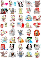 takara tomy pocket sticker cartoon album decoration cute diary japanese monster sticker classic material