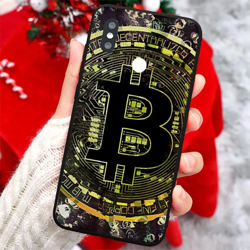 

I Love Accept Bitcoin Phone Case For Xiaomi Redmi note 4 4X 8T 9 9s 10 K20 K30 cc9 9t pro lite max