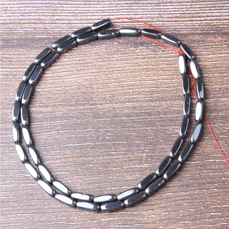 New Product Natural Gem Hematite Square Round Beads 3x9mm DIY Bangle Necklace Series | Украшения и аксессуары