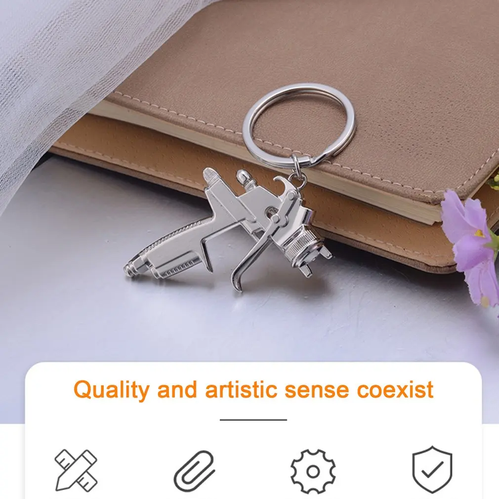 Metal Creative Water Gun Keychain New Style Key Chain Small Pendant | Дом и сад