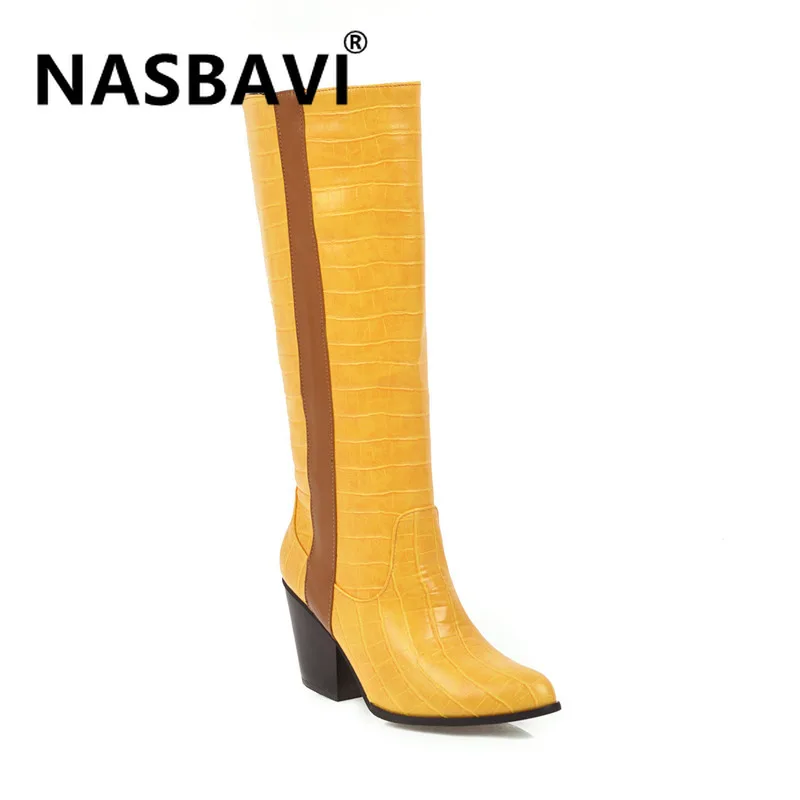 Распродажа женские сапоги до колена длинные зимние женская обувь Простые Модные