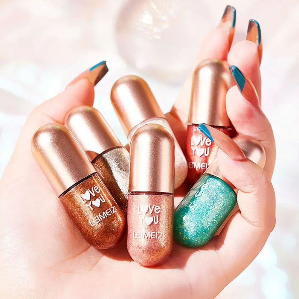 

Mini Capsule Liquid Eyeshadow Liquid Eyeliner Lying Silkworm High-gloss Eye Cosmetic Waterproof Natural Makeup