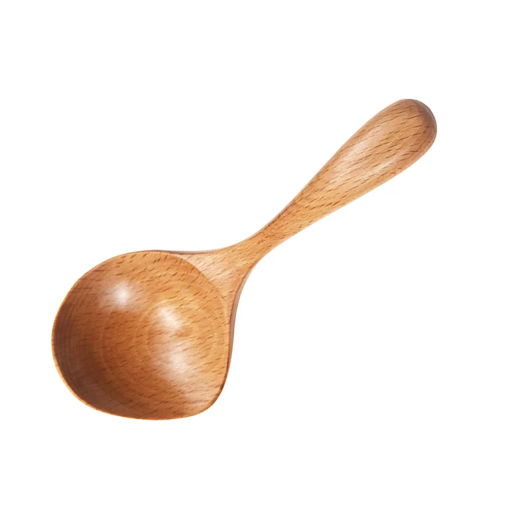 Деревянная ложка для риса с носиком в японском стиле каши и супа кухонная утварь
