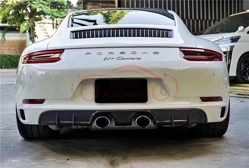 Задняя губа для Carrera 911 991 2 из углеродного волокна задняя задний спойлер