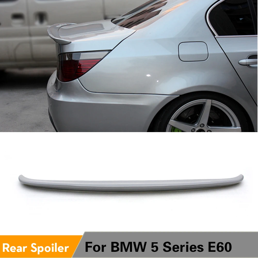 Задний спойлер для багажника крыло BMW E60 525i 528i 535i 550i 2005 2008 стекловолокно