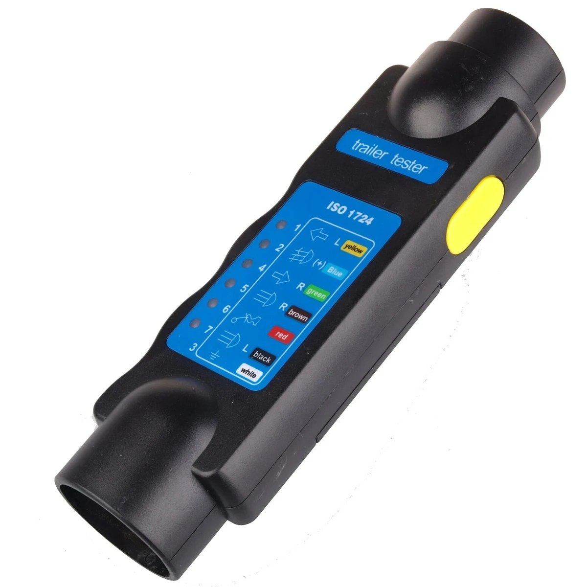 

12V 7-Pin Trailer Tester Plug Caravan Light Wiring Tester Socket Tool