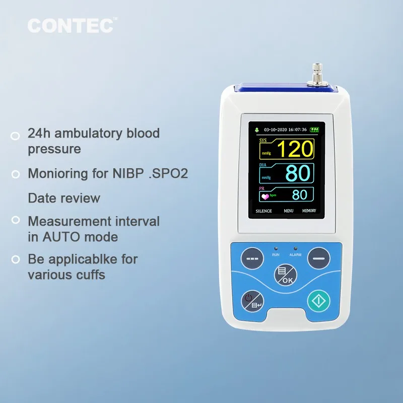 FDA US ABPM50 24 часовой стандартный монитор BP Holter ABPM с программным обеспечением