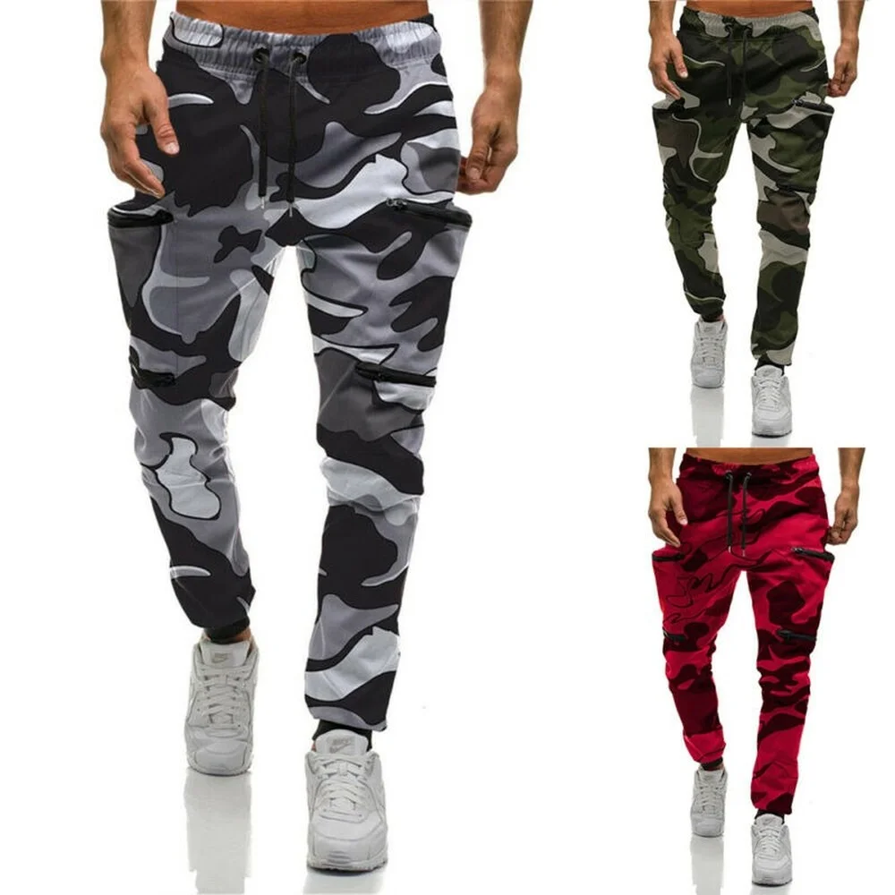 

Men's Fashion Baggy Pants Outdoor Summer Men Cargo Combat Casual Loose Trousers