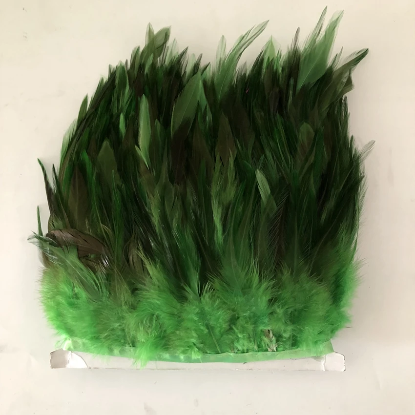 2 м/лот петушиный Куриный хвост листья бахрома отделка перьями 3 5 дюймов