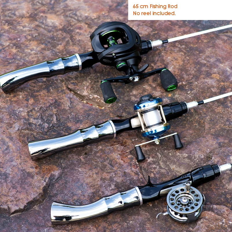Комплект удочек для подледной рыбалки 2 секции спиннинговая катушка портативная