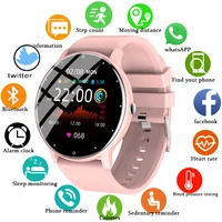 lige 2021 fashion full touch screen smart watch women heart rate multifunctional sports fitness waterproof smartwatch men woman