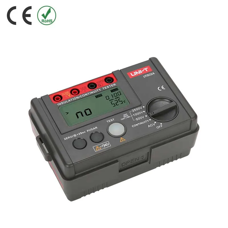 Цифровой тестер сопротивления изоляции UNI T UT502A Megohmmeter высоковольтметр