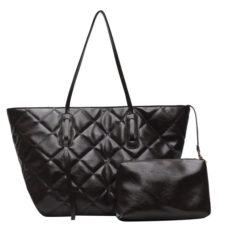 

High Capacity PU Leather Crossbody Bags For Women 2021 Winter Large Shoulder Handbags And Purses Female Totes Lady Hand Bag