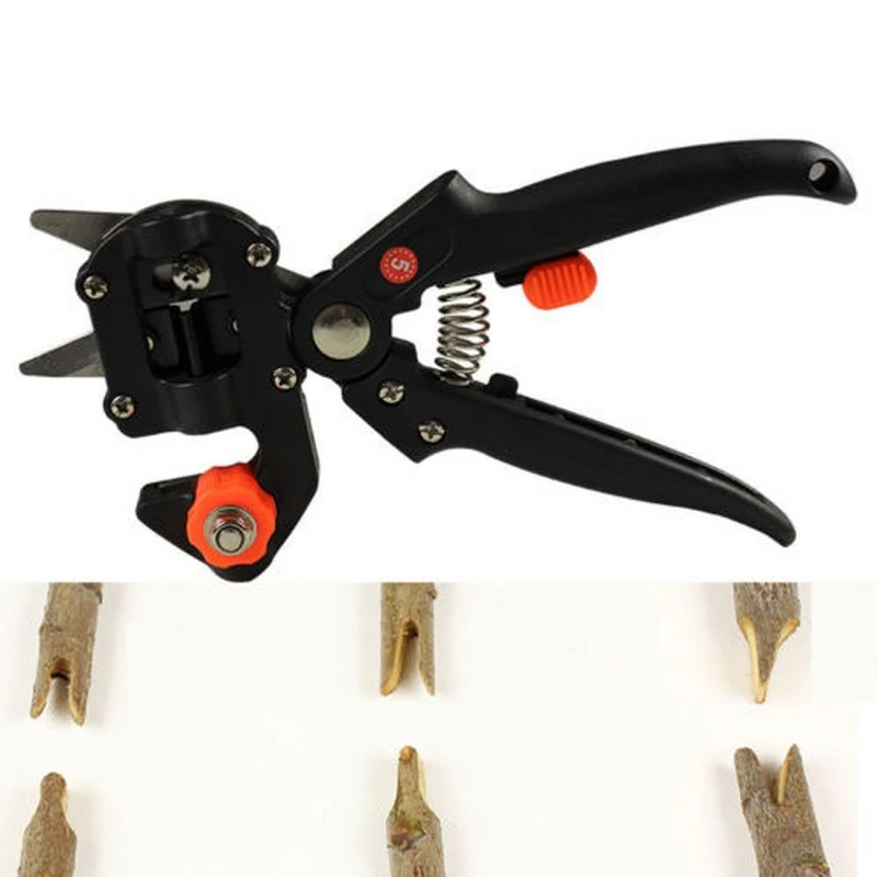 Garden Tool Set Grafting Tools With 2 Blades Pouch Bag Secateurs Scissors Graft Machine Cutting Pruner Tapetool | Инструменты