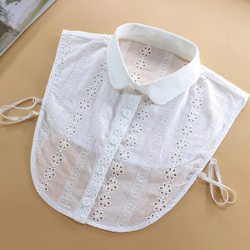 17 видов стилей Винтаж оборками отворотом поддельный съемный воротник средней