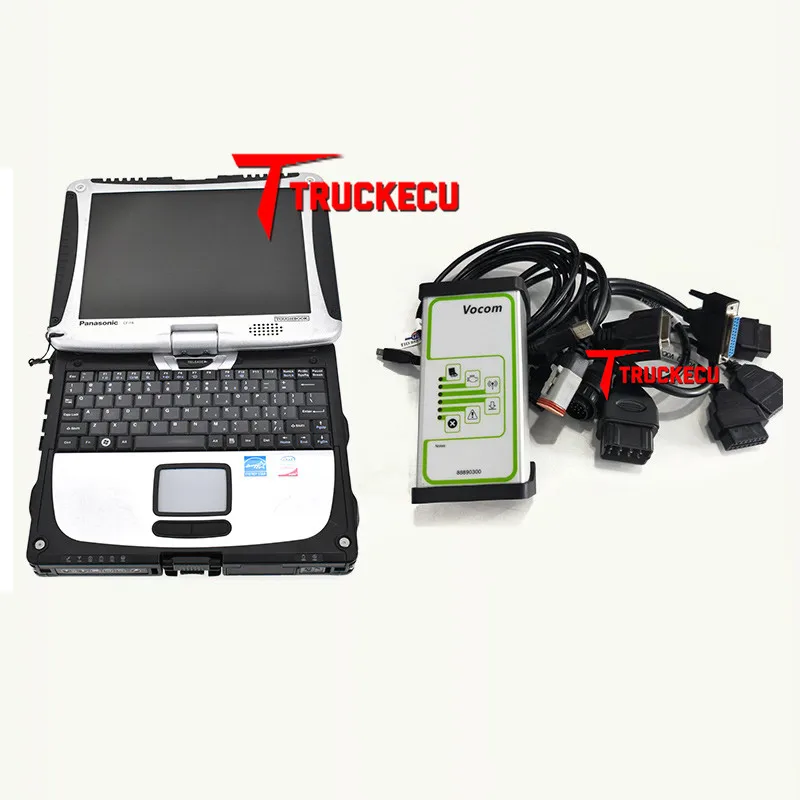 PTT 2,7 Dev2 инструмент разработчика volv VCADS PRO vocom 88890300+ CF19 ноутбук Vocom 88890300 строительный экскаватор грузовик диагностический