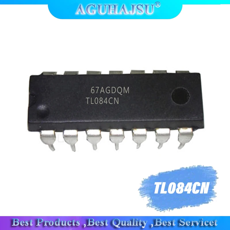 10 шт./лот TL084CN TL084 DIP-14 Операционные усилители-Op Amps JFET вход 100% Новый оригинальный