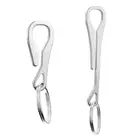 Уличный карабин для ключей, брелок для ключей от KeySmart, кнопка для пешего туризма, крючок для скалы, пряжка, крючок для подшипника для кемпинга, скалолазания, Безопасный инструмент