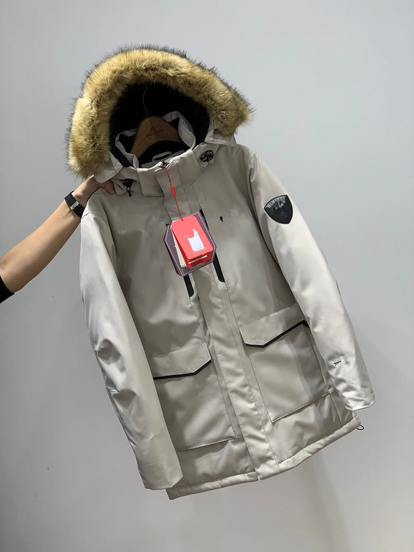 TNF пуховик мужской средней длины молодежный популярный бренд North 1 поверхность толстый пуховик пальто