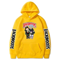 new backwoods mens and womens printed pullover hoodie sportswear korean style clothing casual and fun tops for boys and girls