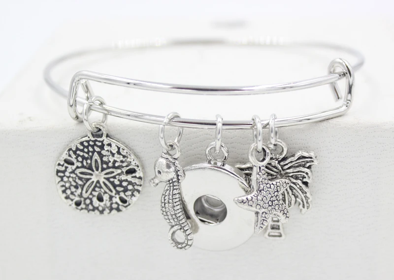 Ювелирные изделия браслет с застежкой для женщин изображением океана пляжа