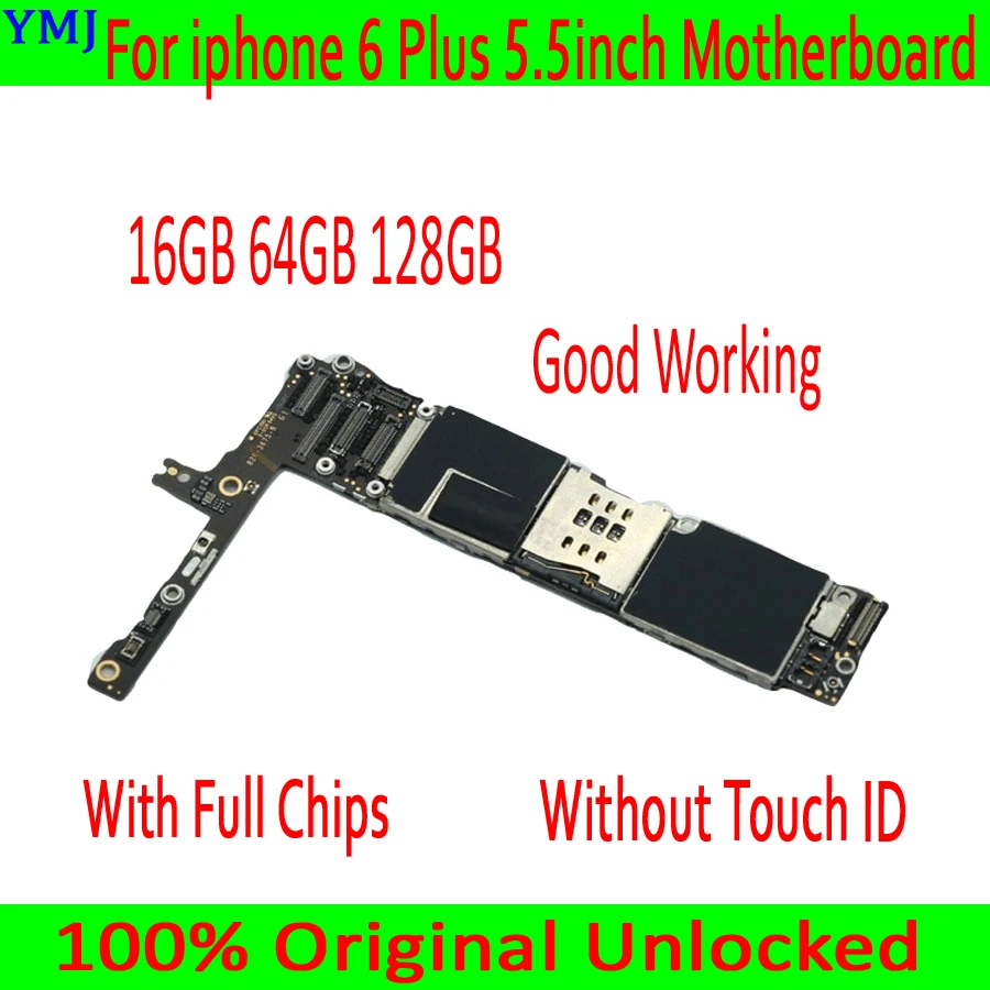 Разблокированная материнская плата для iphone 6 Plus 16 ГБ/64 Гб/128 ГБ Логическая P MB