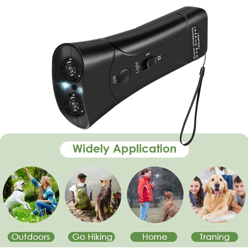 Ультразвуковой Охотник для собак останавливает Агрессивный Отпугиватель