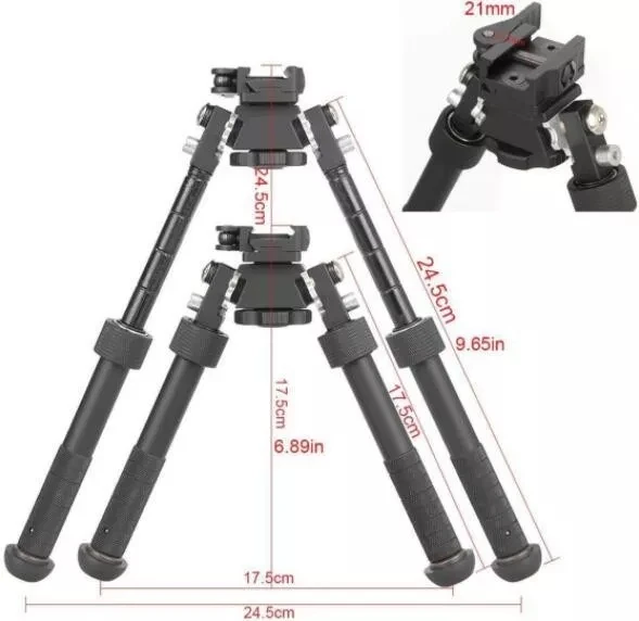 

V8 Metal QD Bipod 6.5-9.5inch