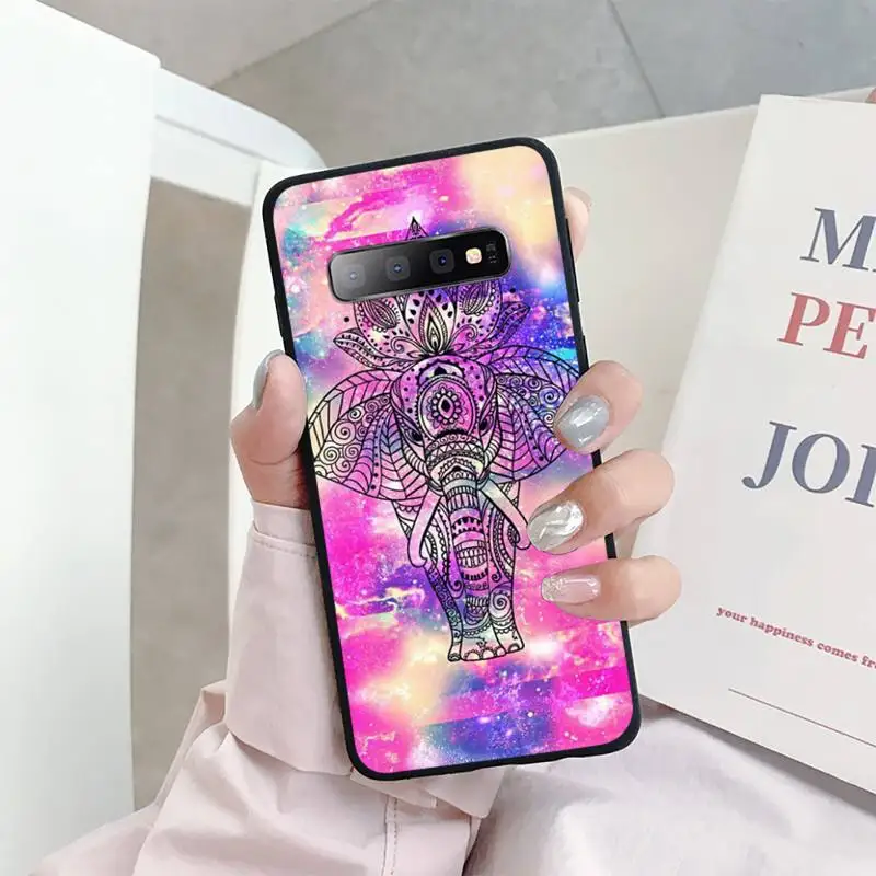 Чехол для телефона Totem Elephant Aztec с индийским цветком Samsung galaxy A S note 10 12 20 32 40 50 51 52 70 71 72