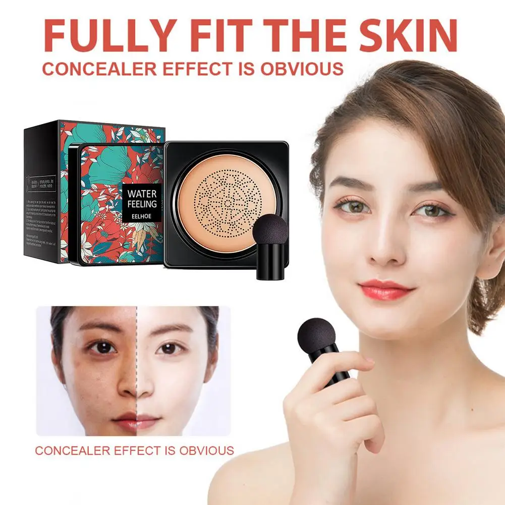 

BB Cream Mushroom Air Cushion Moisturising Concealer For Makeup Softer Lighter Skin-friendly No Dead Spots For Medium Skin Tone