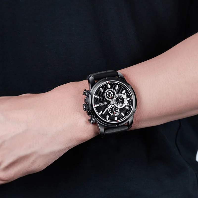Часы наручные MEGIR мужские повседневные брендовые Роскошные спортивные в стиле