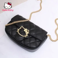 hello kitty cute cartoon hello kitty simple waterproof solid color ladies messenger chain small fragrance shoulder bag
