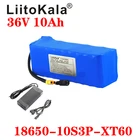 Аккумулятор LiitoKala 36 В, 36 В, 42 в, 10 А  ч, 18650, с разъемом XT60 и зарядным устройством 42V2A