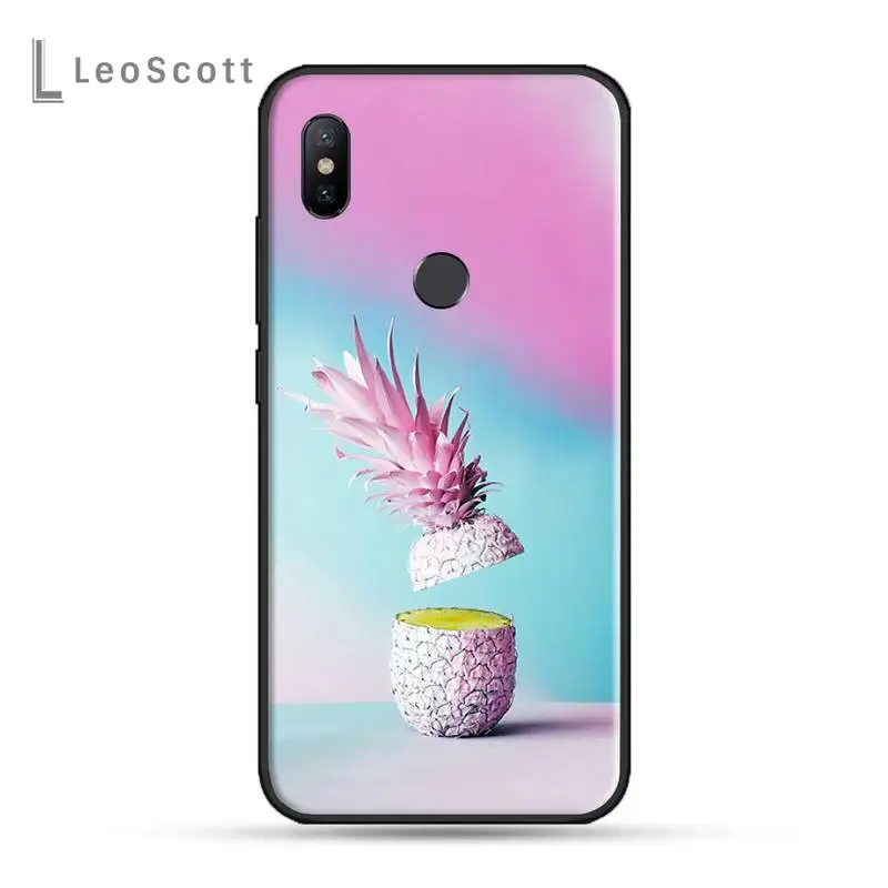 

pineapple pink art aesthetics Phone Case For xiaomi Redmi 5 5A plus 7A 8 note 2 3 4 5 5A 6 7 GO K20 A2