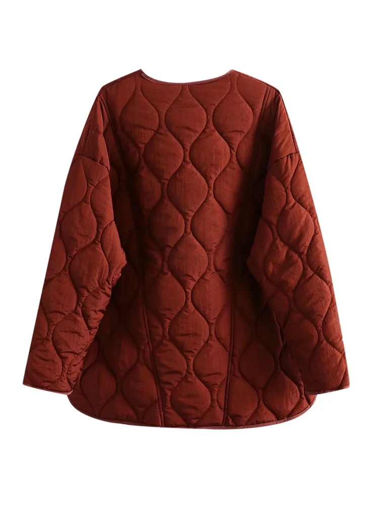 PAILETE Spring Women fashion with pockets oversized jacket parkas coat vintage long sleeve button-up female outerwear chic tops