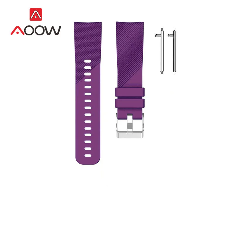 Силиконовый ремешок с цветочным принтом 20 мм для samsung Galaxy Active 42 мм gear Sport S2 Garmin vivoactive huawei Amazfit браслет