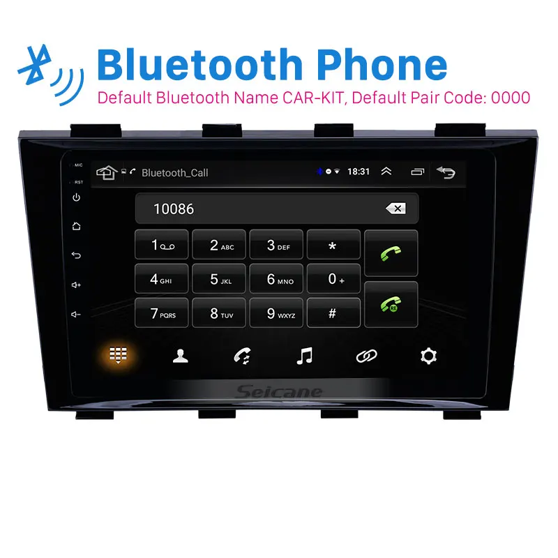 Автомобильный GPS навигатор Seicane 9 дюймов радио Android 8 1 для Geely Emgrand EC8 2009-2011 2012 2013 2014