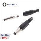 10 шт.лот DC005 5,5*2,1 мм5,5*2,5 электрические разъемы 14 мм женское крепление гнездо разъем провода клеммы адаптер