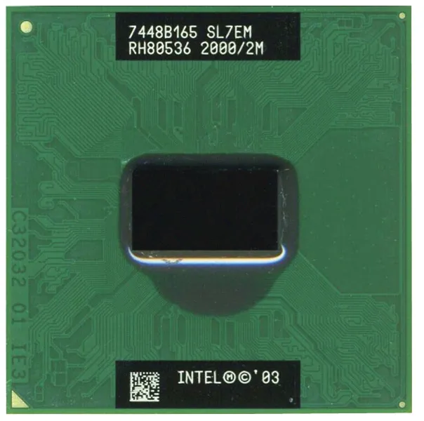 PM 755 2,0 ГГц/2 м/400 ноутбук процессор PM755 Pentium M mediino SL7EM разбитые кусочки