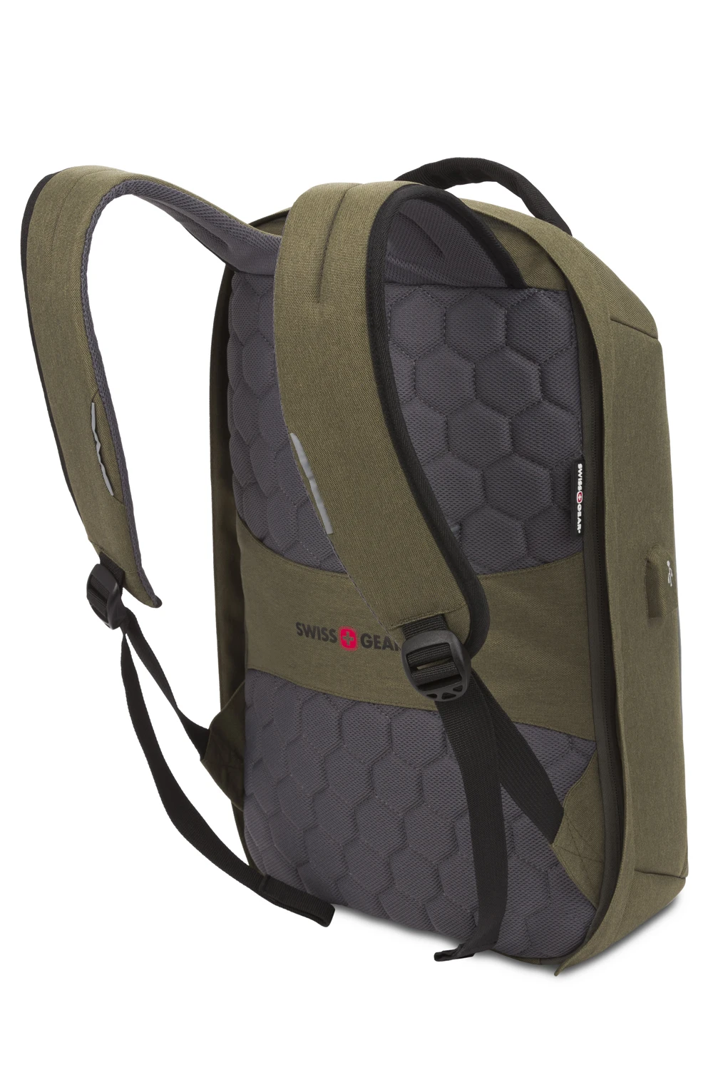 Рюкзак антивор Swissgear 15'' хаки 31x16x47 см 23 л|Рюкзаки| |