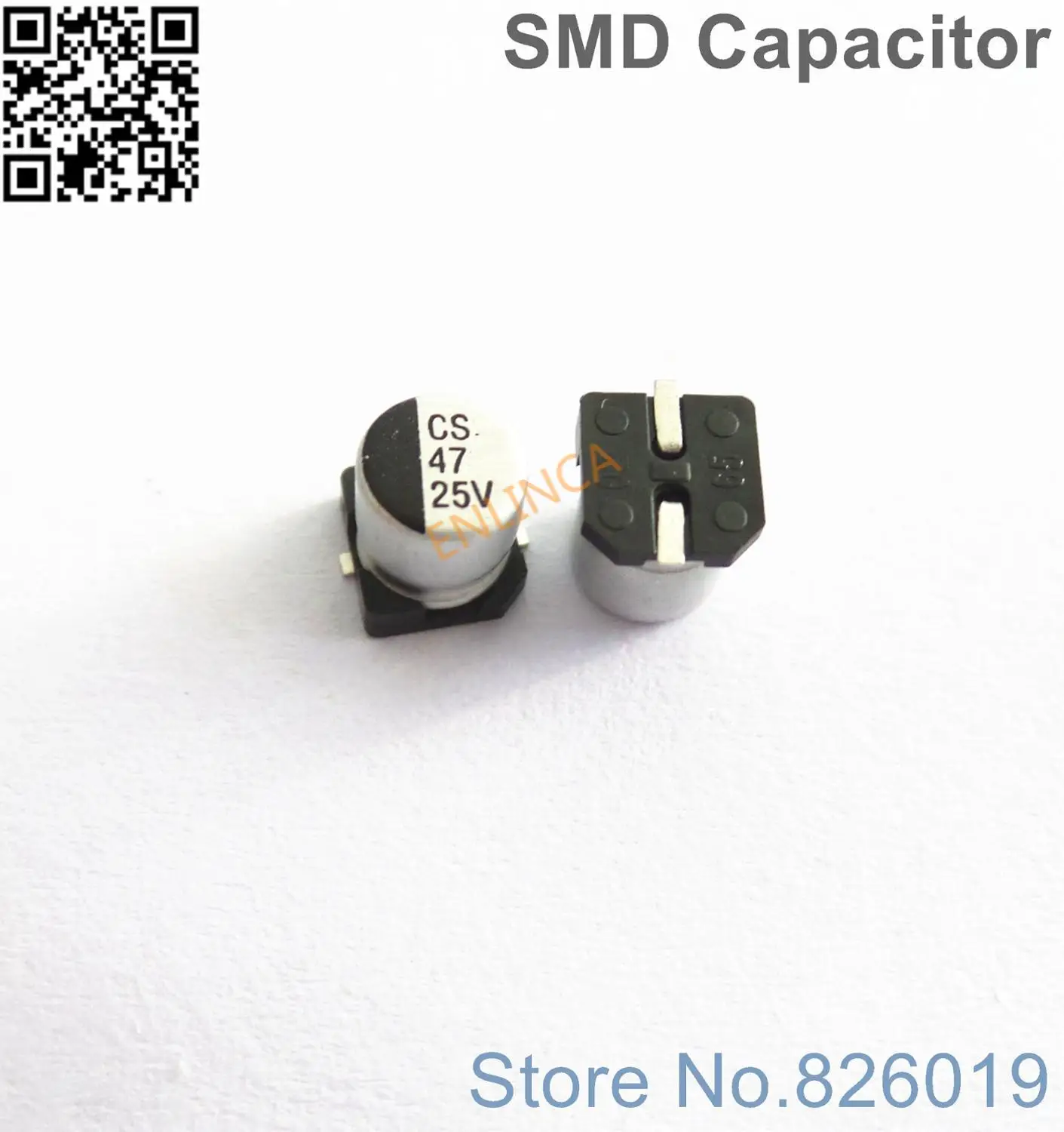 20 шт./лот 25 в 47 мкФ SMD алюминиевые электролитические конденсаторы Размер 5*5 4