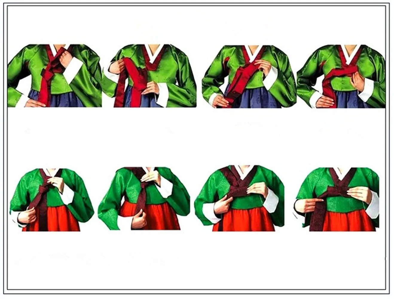 

Womens Korean Hanbok Dress Costume Ethnic Dance Traditional Long Sleeve Cosplay Tailored + Free Shipping