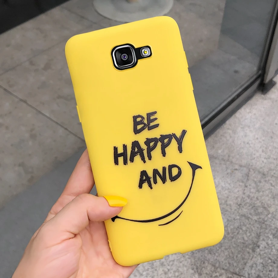 Силиконовый чехол для Samsung Galaxy A5 2016 A510 A510F мягкий из ТПУ с рисунком карамельных