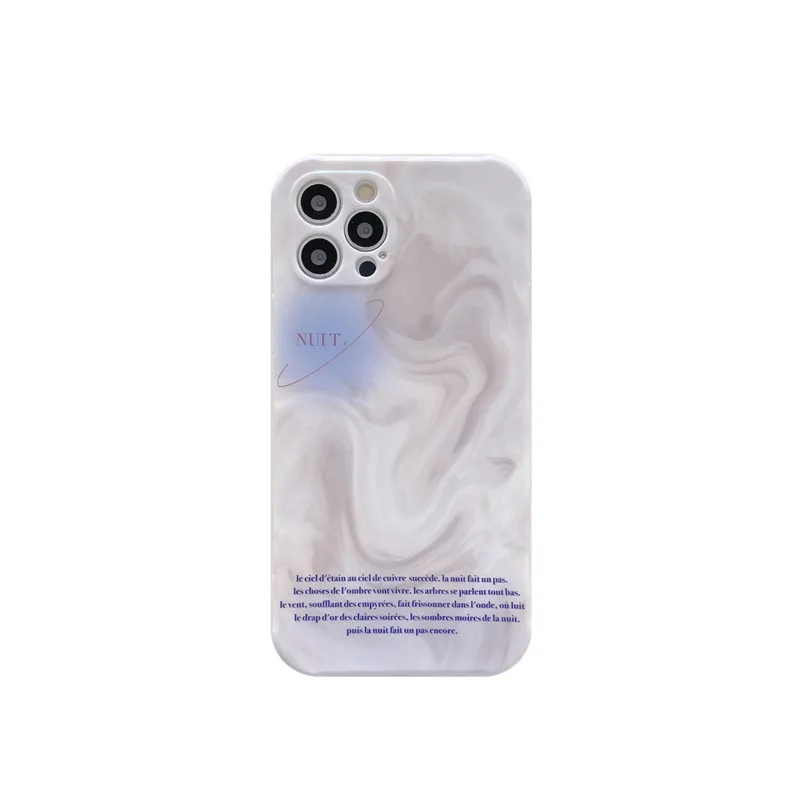 

Art Oil painting Marble Texture Phone Case For iPhone 11Pro Max XR X XS 7 8Plus 12 Pro Colorful Graffiti Silicon Back Cover