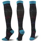 Компрессионные носки Градуированный Давление чулки Атлетичный и медицинская для Для мужчин и Для женщин Для мужчин медсестры для бега, кроссфита Фитнес полета путешествия