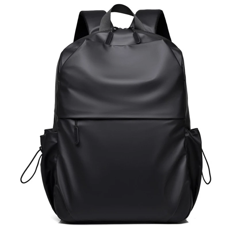 Рюкзак для ноутбука 14 дюймов, модный трендовый простой однотонный дорожный ранец, вместительная школьная сумка для студентов