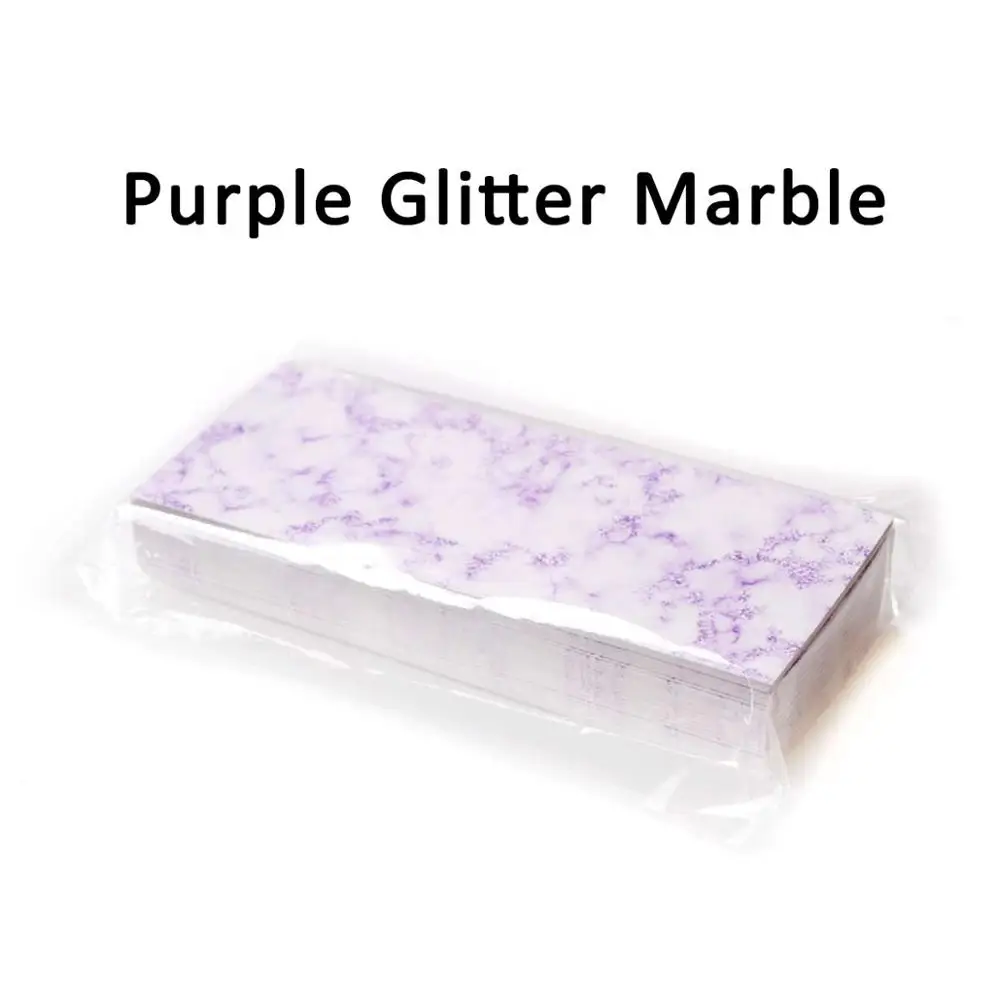 Purple Marble 50 шт мраморная фоновая бумага для раздвижных чехлов розовая мраморная карточная доска, которая должна быть помещена внутри раздвижного чехла - Цвет: Purple Marble